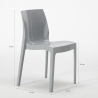 Grand Soleil stapelbare polypropyleen stoelen Ice voor thuis en horeca, binnen en buiten 