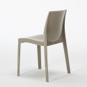 Grand Soleil stapelbare polypropyleen stoelen Ice voor thuis en horeca, binnen en buiten Afmetingen