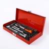 Gereedschapskoffer met ratelsleutels inbussleutels en schroevendraaiers 99 stuks Tx Aanbieding