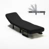 Slaapstoel 1 persoon opklapbare stoffen slaapfauteuil Deborah 
