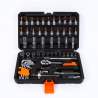 Gereedschapskoffer dopsleutels, ratel, schroevendraaier en inbussleutels 99 stuks Hx Aanbieding