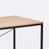 Industrieel bureau Wootop XL van hout en staal 180x60 cm Korting