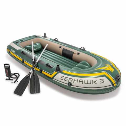 Opblaasbare rubberboot Intex 68380 3 persoons Seahawk Aanbieding