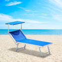 Professionele strandligstoel Italia uit aluminium Kosten