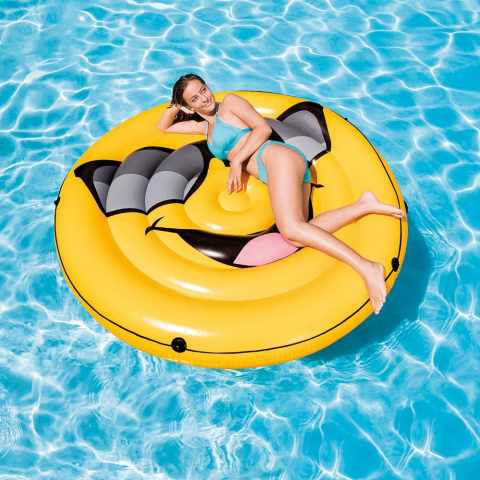 Island Intex 57254 Opblaasbaar voor zwembad Cool Guy Smile Emoticon Emoji