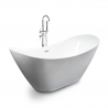 Vrijstaande ovale design badkuip Siro Aanbod