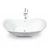 Vrijstaande ovale design badkuip Siro Korting