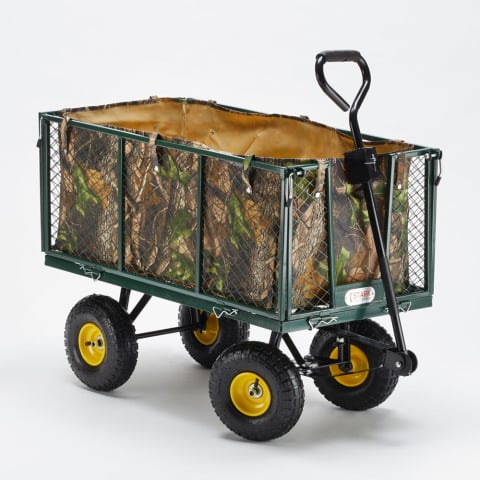 Tuinwagen Shire voor het transport van hout en gras tot 400kg Aanbieding