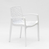 Set van 22 Grand Soleil polypropyleen stoelen met armleuningen Gruvyer Arm Kosten