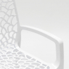 Set van 22 Grand Soleil polypropyleen stoelen met armleuningen Gruvyer Arm 