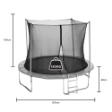 Tuintrampoline volwassenen kinderen 305cm Kangaroo L