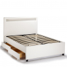 Twijfelaar bed Geneva met ledverlichting en lades 120x190cm Catalogus