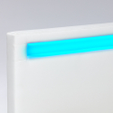 Twijfelaar bed Geneva met ledverlichting en lades 120x190cm 