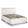 Twijfelaar bed Geneva met ledverlichting en lades 120x190cm Kortingen