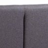 Eenpersoons bed van stof met lattenbodem 80x190 cm Montreux Twin Kortingen