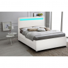 Twijfelaar bed Geneva met ledverlichting en lades 120x190cm Korting