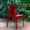 Grand Soleil stapelbare polypropyleen stoelen voor tuins keukens en cafès Ice 