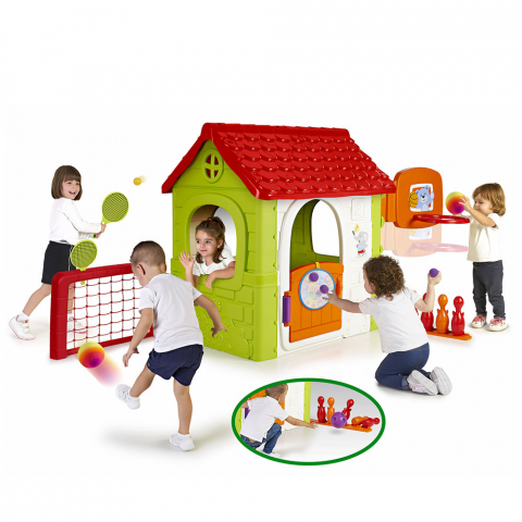 Speelhuisje voor Kinderen voor Binnen en Buiten Feber Multi Activity House