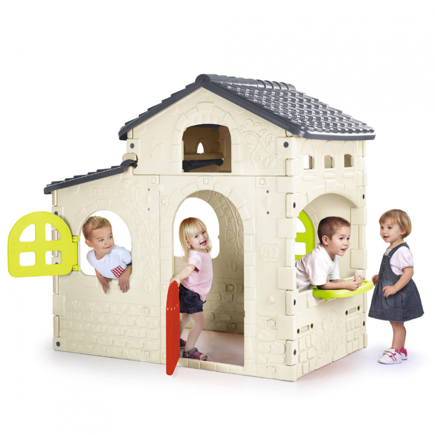Kunststof speelhuis voor kinderen voor binnen of buiten Feber Candy House Aanbieding