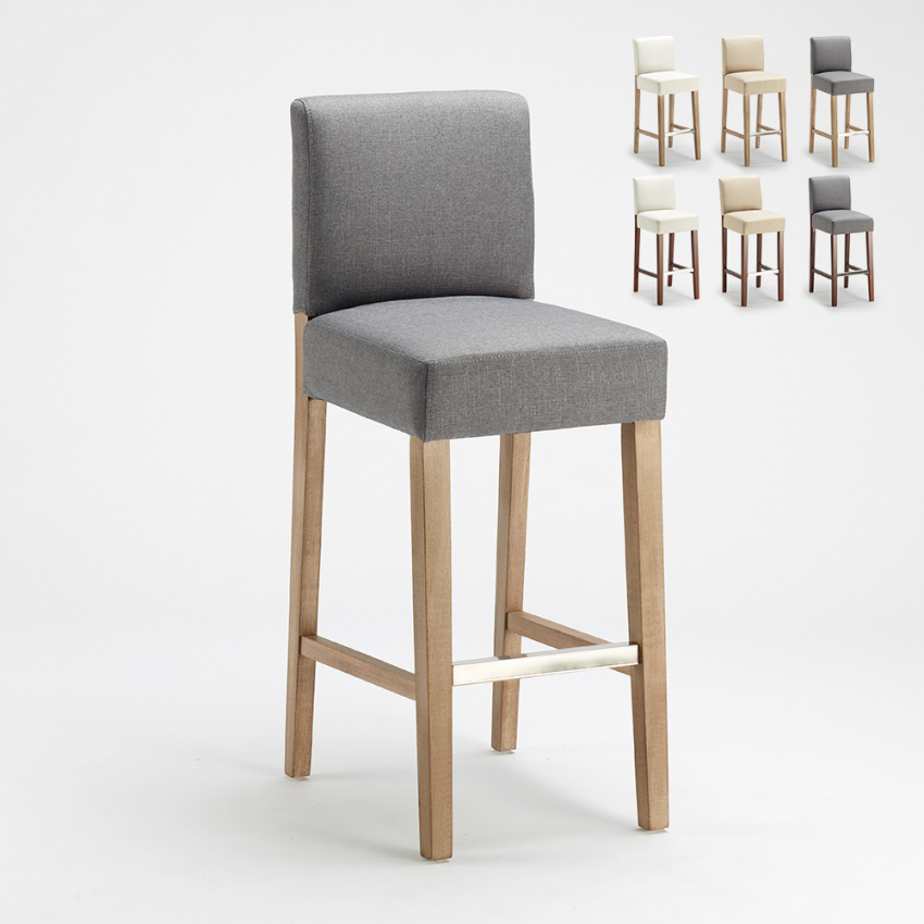 Barkruk Comfort XL met rugleuning in Henriksdal Stijl Verkoop