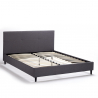 Tweepersoons bed Lausanne King met hoofdbord, 160x190cm Korting