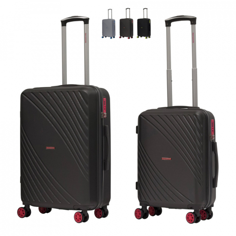 Set 2 Trolleys Handbagage Koffers op 4 Wielen Tsa Usa Fresh Ravizzoni