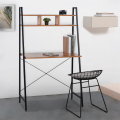 Industrieel design bureau 84x142 cm van hout en staal met boekenplank Cactus Aanbieding