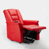 Kunstleren relaxfauteuil sta-op stoel met LIFT-systeem Joanna Fix  Kortingen