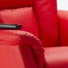 Kunstleren relaxfauteuil sta-op stoel met LIFT-systeem Joanna Fix  Voorraad