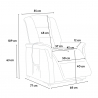 Kunstleren relaxfauteuil sta-op stoel met LIFT-systeem Joanna Fix  