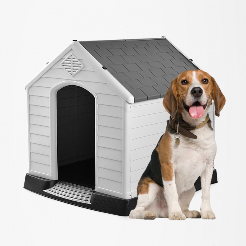 Kunststof hondenhok voor middelgrote honden voor binnen en buiten Ruby Aanbieding Kunststof hondenhok voor middelgrote honden voor binnen en buiten Ruby Aanbieding