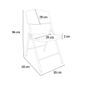Set rechthoekige tafel 240x76 cm en 10 klapstoelen voor camping en tuin Rushmore Prijs