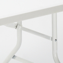 Set rechthoekige tafel 200x90 cm en 2 banken voor camping of tuinfeest Sanford Catalogus