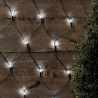 Decoratief kerstverlichtingsnet voor buiten 50 LED's op zonne-energie Aanbieding