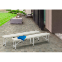 Set van 2 opvouwbare bierbanken 183x30 cm Mont Blanc Verkoop