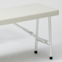 Opvouwbare kunststof bank 183x30 cm Mont Blanc Korting