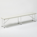 Opvouwbare kunststof bank 183x30 cm Mont Blanc Aanbieding