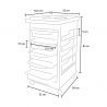 Professionele kappers trolley ook voor schoonheidsspecialisten Wavy Model