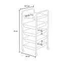 Professionele kappers trolley ook voor schoonheidsspecialisten Pixie Model