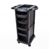 Draagbare trolley voor kappers en schoonheidsspecialisten met wielen en grote vakken Twists Korting