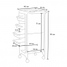 Professionele kappers en schoonheidsspecialisten trolley Bangs Model