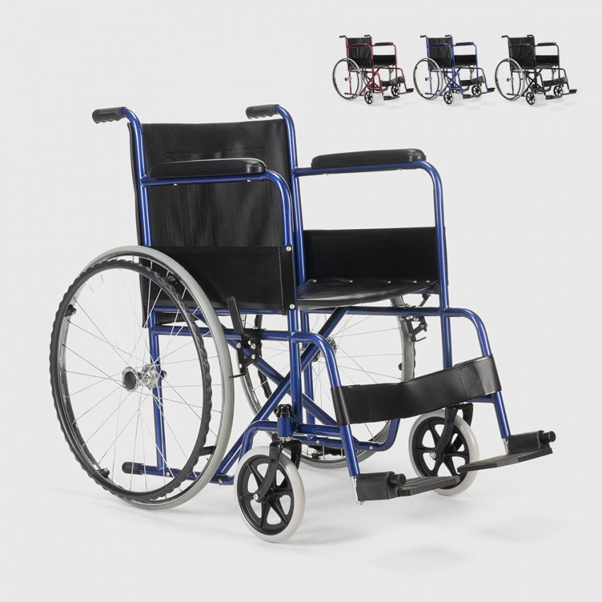 Opvouwbare rolstoel Violet voor gehandicapten en ouderen Aanbieding Opvouwbare rolstoel Violet voor gehandicapten en ouderen Aanbieding