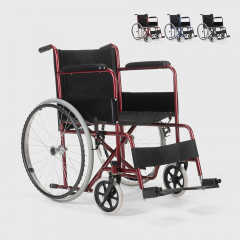 Rolstoel Opklapbare orthopedische rolstoel Oxford stof gehandicapten en ouderen Lily Aanbieding