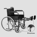 Rolstoel met opklapbare beensteun voor gehandicapten en ouderen Peony Aankoop