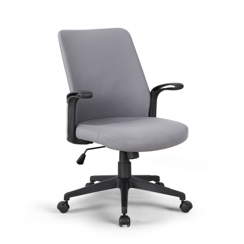 Moderne ergonomische grijze bureaustoel Mugello Aanbieding