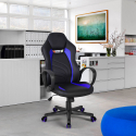 Comfortabele Bureaustoel met Eco-Leer en een Racedesign BURRIRAM Sky Verkoop
