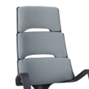 Comfortabele stoffen bureaustoel met een moderne design Motegi Moon Korting