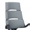 Comfortabele stoffen bureaustoel met een moderne design Motegi Moon Korting