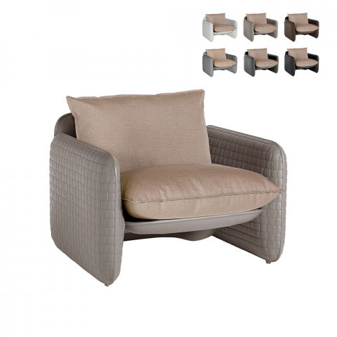 Lounge Fauteuil in een Modern Design van Leer Slide Mara Aanbieding