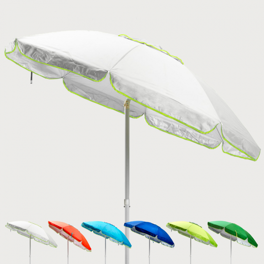 Strandparasol van 200 cm met uv-bescherming Sardegna Korting